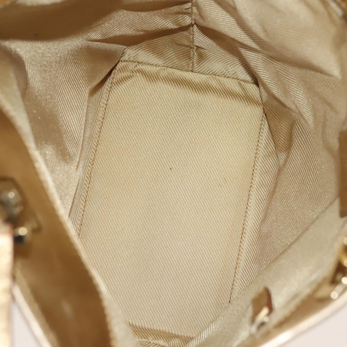Gucci GUCCI GG Canvas Shoulder Bag 2 Set Beige Gold Authentic ti3169