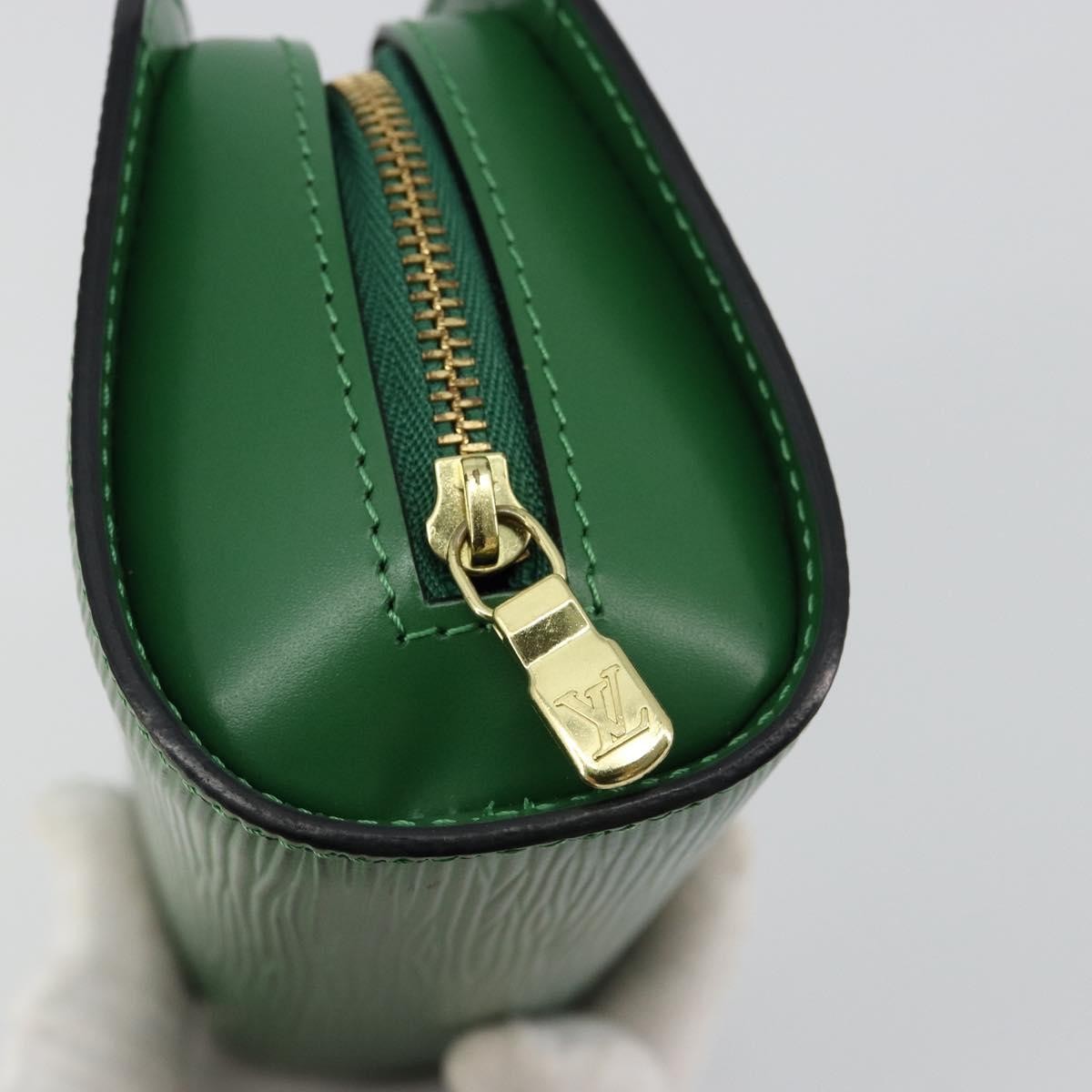 Louis Vuitton LOUIS VUITTON Epi Dauphine PM Cosmetic Pouch Green M48444 LV Authentic BA12760 Bag