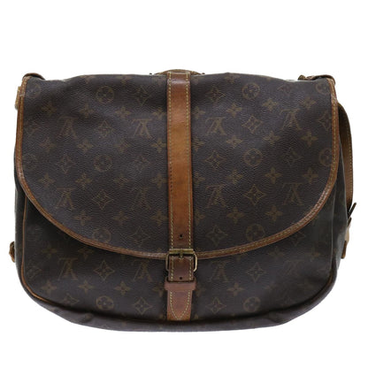 Louis Vuitton LOUIS VUITTON Monogram Saumur 35 Shoulder Bag M42254 LV Authentic th3916