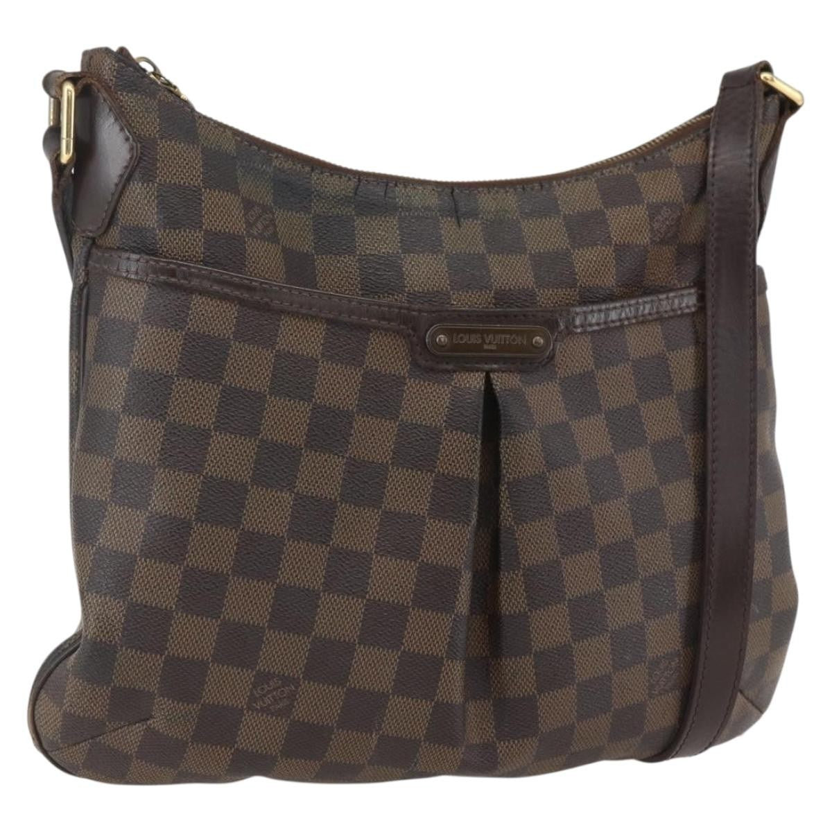 Louis Vuitton LOUIS VUITTON Damier Ebene Bloomsbury PM Shoulder Bag N42251 LV Authentic 160024