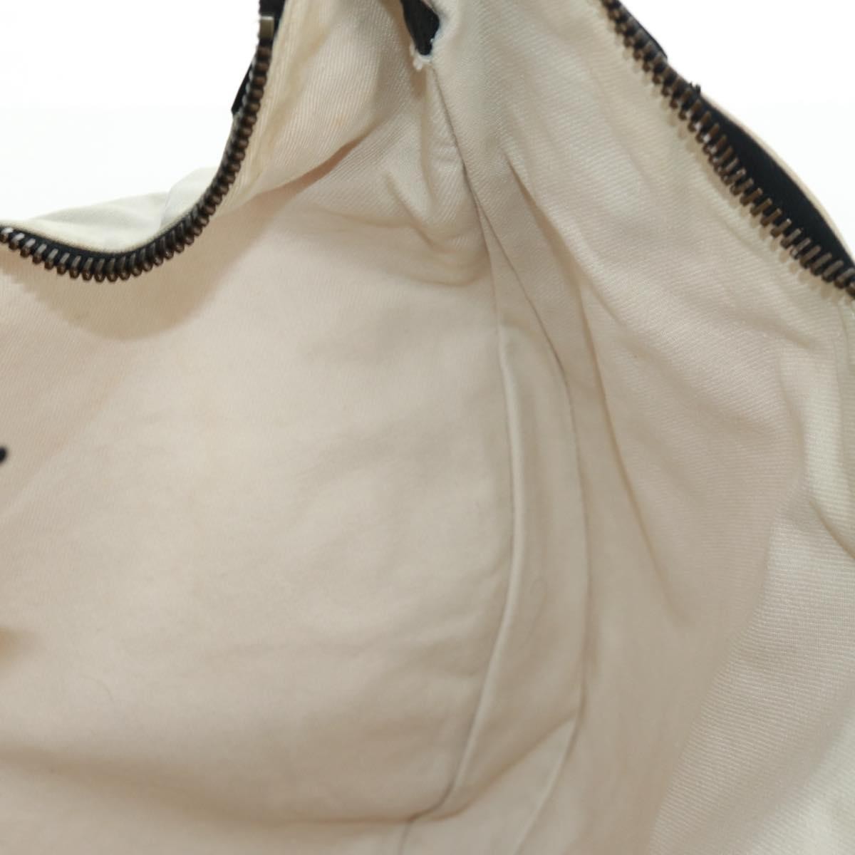 Gucci GUCCI Shoulder Bag Canvas Ivory Gold 95332 Authentic 161228