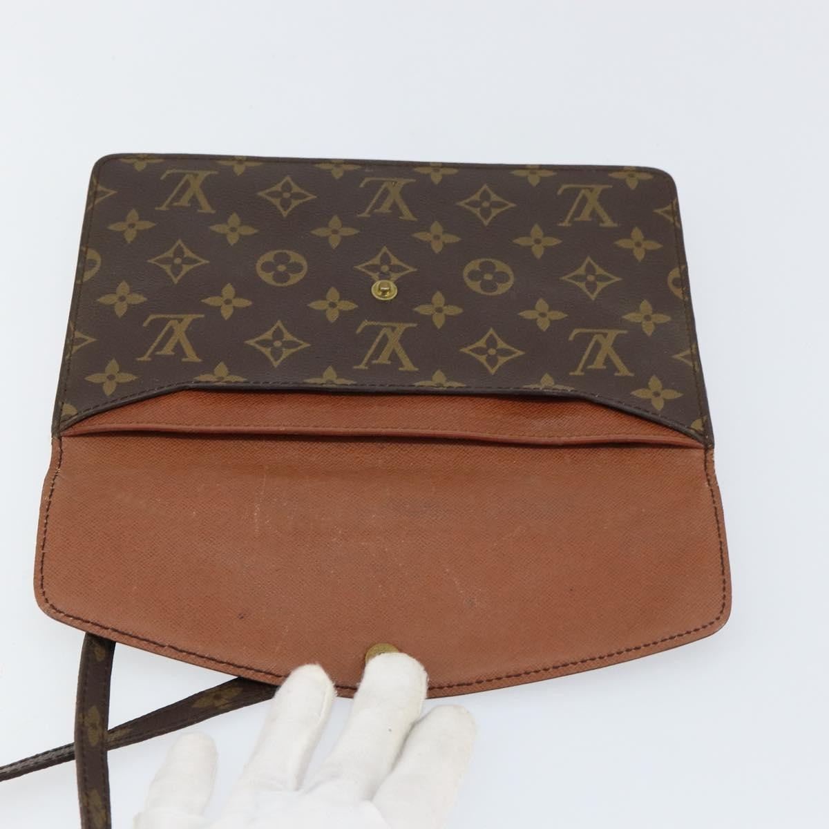 Louis Vuitton LOUIS VUITTON Monogram Double Rabat Shoulder Bag M51815 LV Authentic yk19818