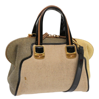 Fendi FENDI Hand Bag Canvas 2way Beige Authentic 70343