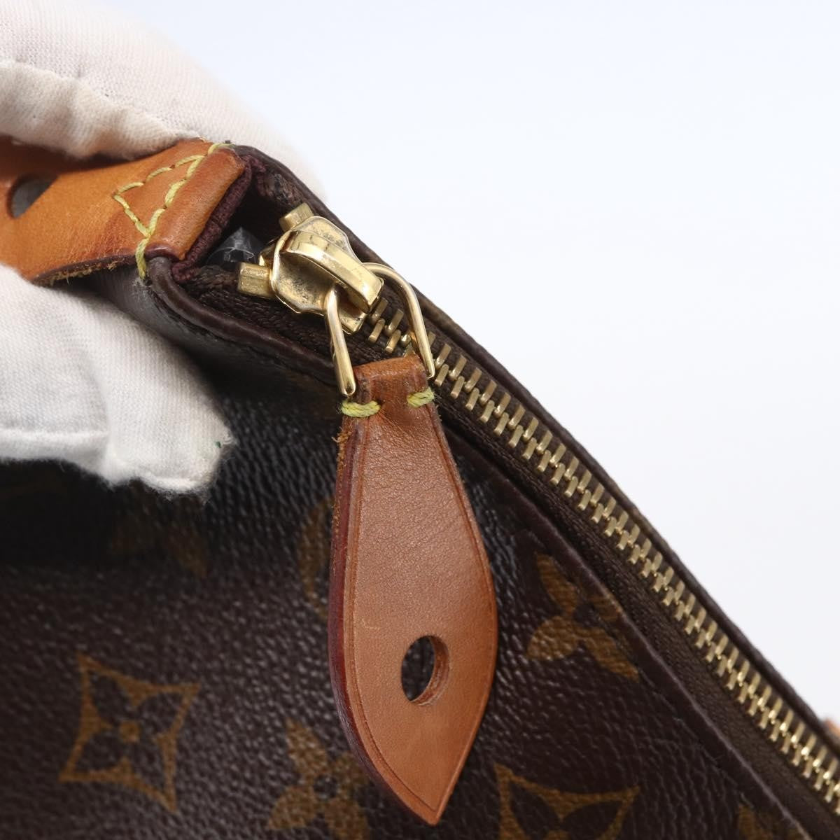 Louis Vuitton LOUIS VUITTON Monogram Jena MM Tote Bag M42267 LV Authentic BA8316