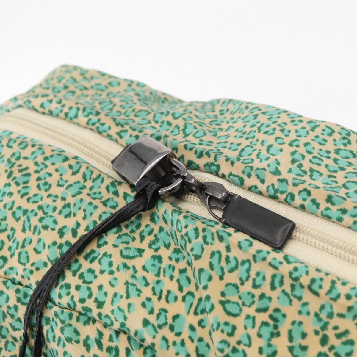 BOTTEGAVENETA BOTTEGAVENETA BOTTEGA VENETA Hand Bag Nylon Leather Green Authentic 171524