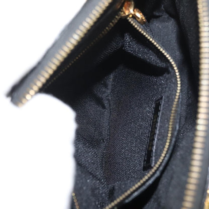 Fendi FENDI Hand Bag Patent leather 2way Black Gold Authentic ti3390