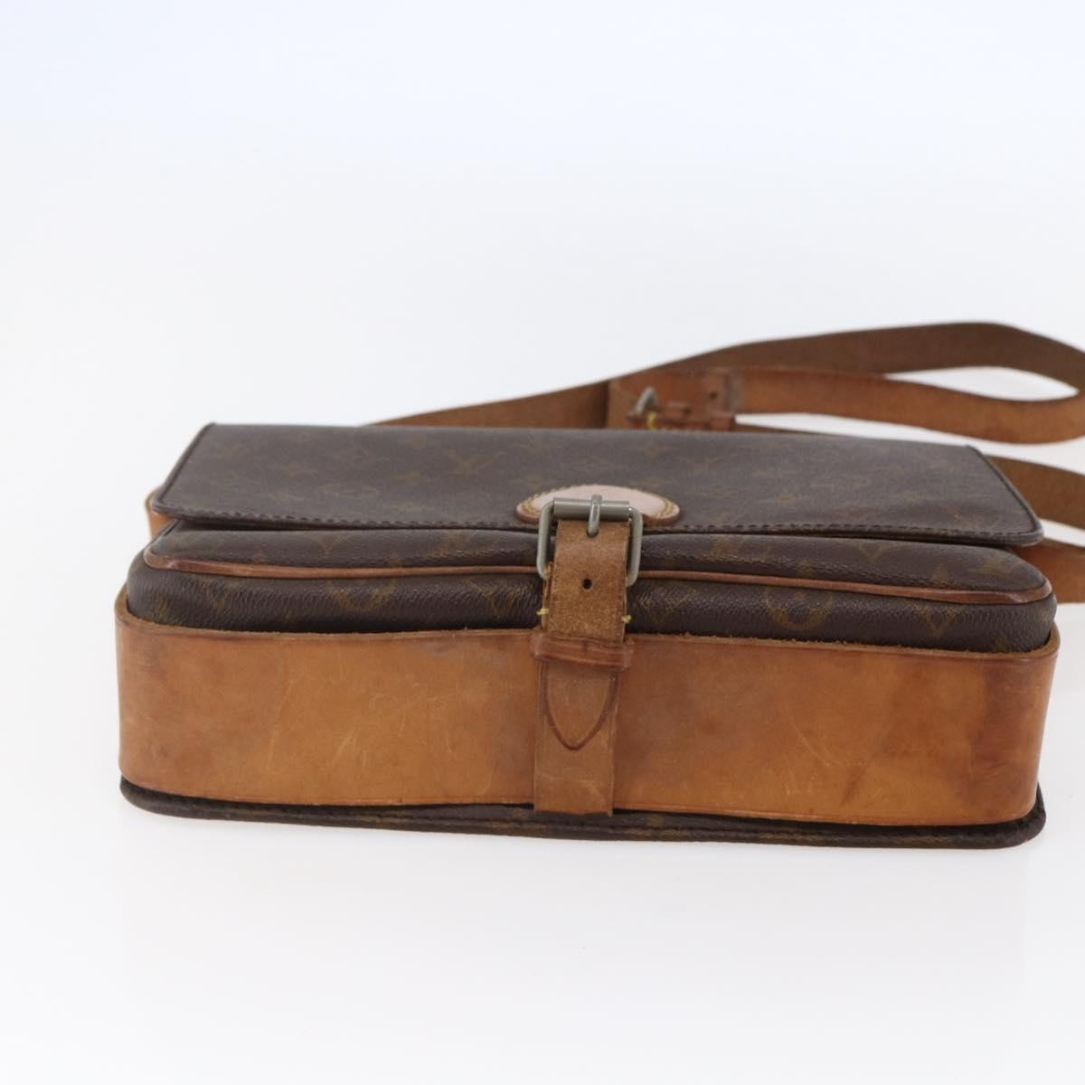 Louis Vuitton LOUIS VUITTON Monogram Cartouchiere GM Shoulder Bag Vintage M51252 Authentic 145229