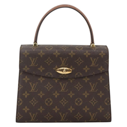 Louis Vuitton LOUIS VUITTON Monogram Malesherbes Hand Bag M51379 LV Authentic 152143