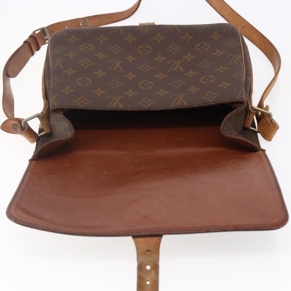 Louis Vuitton LOUIS VUITTON Monogram Cartouchiere GM Shoulder Bag Vintage M51252 Authentic 145229