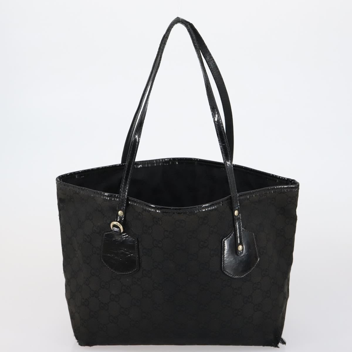 Gucci GUCCI Hand Bag Canvas nylon 4 Set Beige Black Green Authentic bs30536