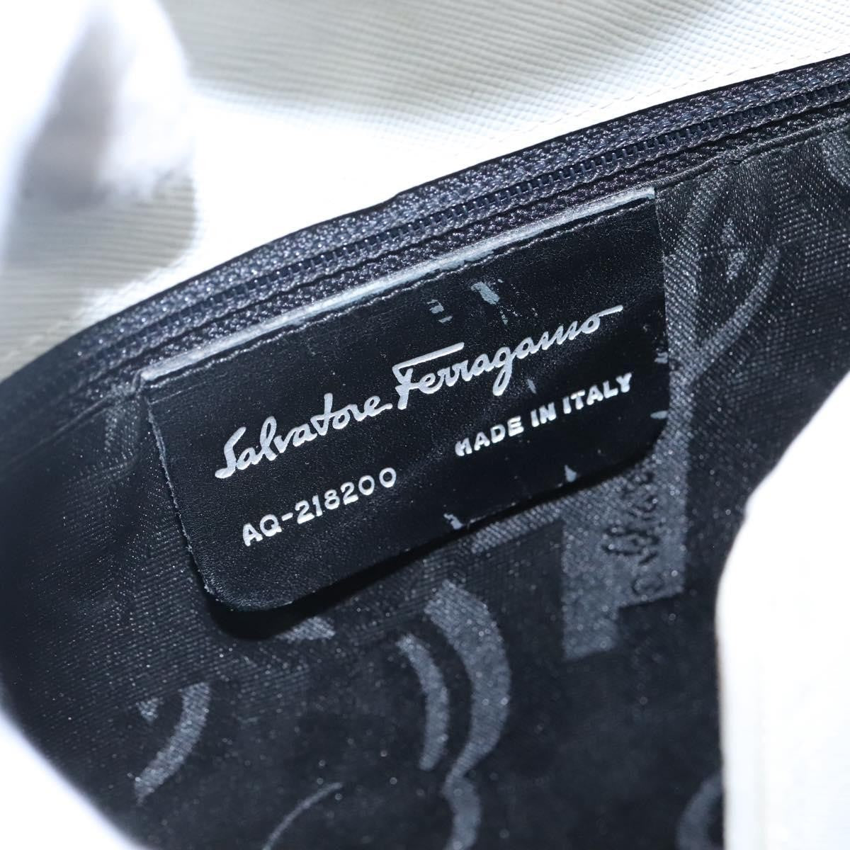 Salvatore Ferragamo Salvatore Ferragamo Shoulder Bag Leather White Authentic bs23066