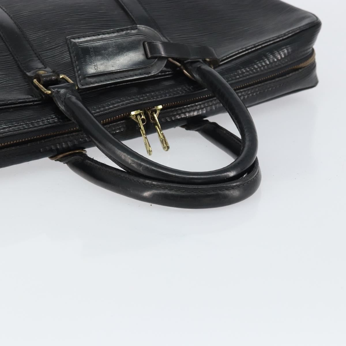 Louis Vuitton LOUIS VUITTON Epi Porte Documents Voyage Bag Black M40321 LV Authentic bs31789