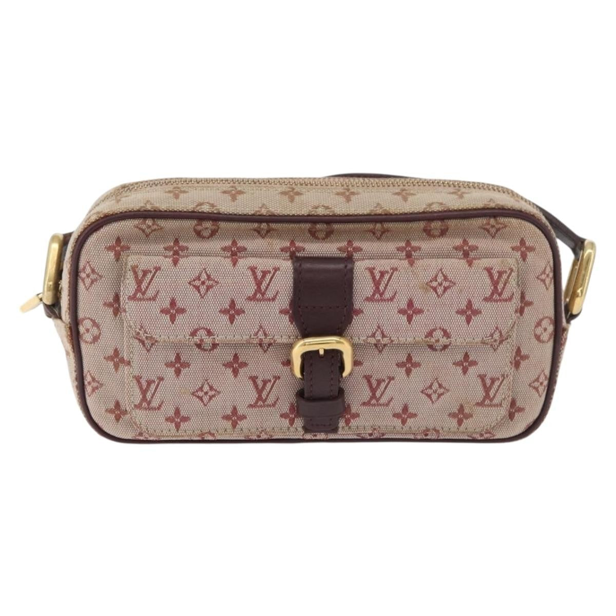 Louis Vuitton LOUIS VUITTON Monogram Mini Juliet MM Shoulder Bag Red M92219 LV Authentic 177057