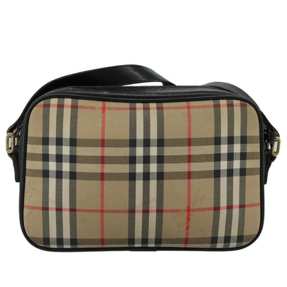 Burberrys Burberrys Nova Check Shoulder Bag Canvas Beige Authentic th5571