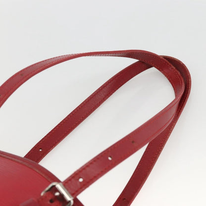 Louis Vuitton LOUIS VUITTON Epi Bucket PM Shoulder Bag Red M5899E LV Authentic bs34346
