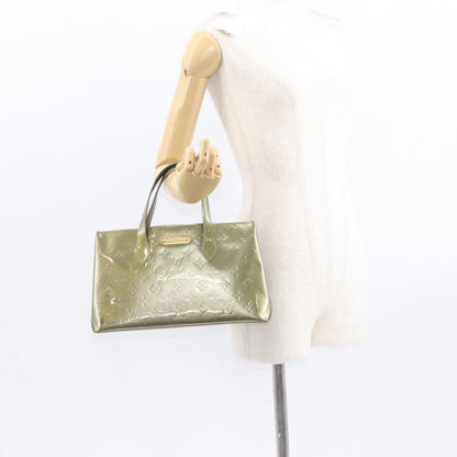 Louis Vuitton LOUIS VUITTON Monogram Vernis Wilshire PM Bag Gris Art Deco M91627 Authentic 156778