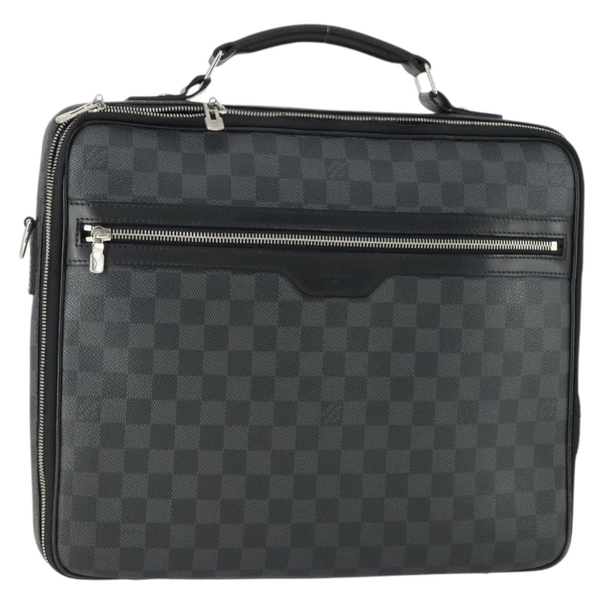 Louis Vuitton LOUIS VUITTON Damier Grafitte Steve Business Bag 2way N58030 LV Authentic ka2281