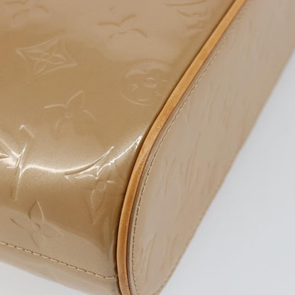 Louis Vuitton LOUIS VUITTON Vernis Stillwood Vertical Hand Bag Noisette M91364 LV Authentic gh952