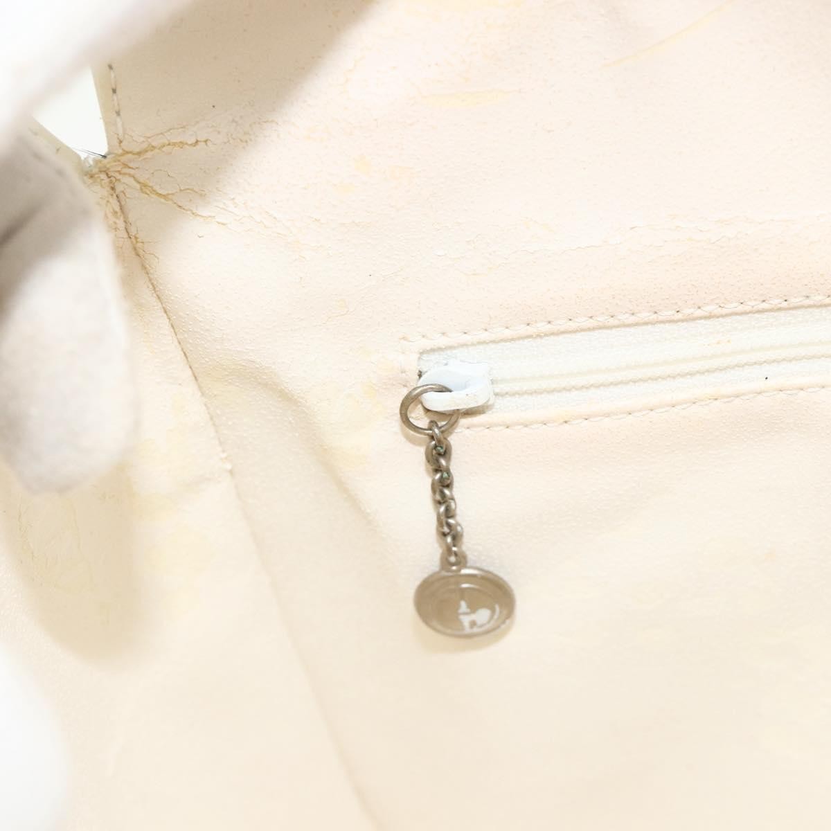 Gucci GUCCI Shoulder Bag Enamel White 001 1364 1703 Authentic ti3860