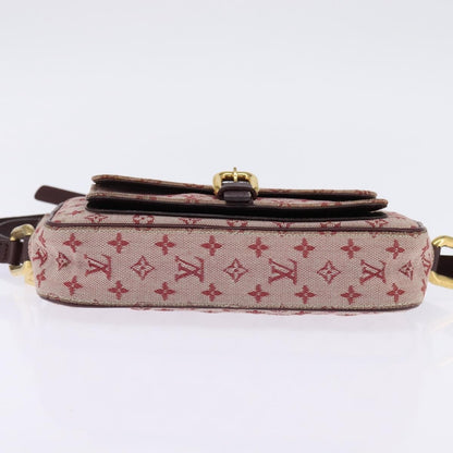 Louis Vuitton LOUIS VUITTON Monogram Mini Juliet MM Shoulder Bag Red M92219 LV Authentic 145345