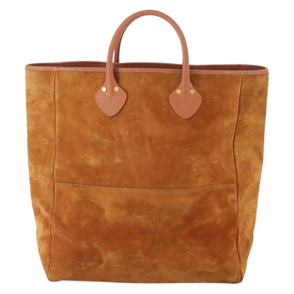 Gucci GUCCI Tote Bag Suede Brown Gold 002 58 0233 Authentic YKZ146