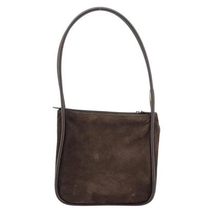 Gucci GUCCI Shoulder Bag Suede Brown Gold 000 2855 0550 0 Authentic 156851