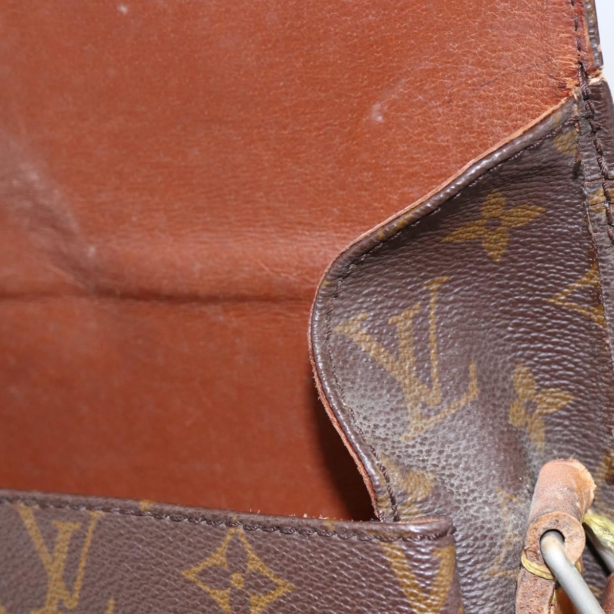 Louis Vuitton LOUIS VUITTON Monogram Cartouchiere GM Shoulder Bag Vintage M51252 Authentic 145229