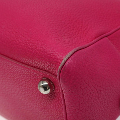 Loewe LOEWE Anagram Hand Bag Leather Pink Gold Authentic yk17930
