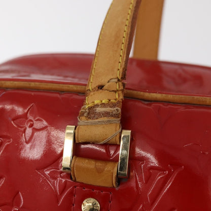 Louis Vuitton LOUIS VUITTON Monogram Vernis Sutton Hand Bag Red Rouge M91080 LV Authentic bs34724