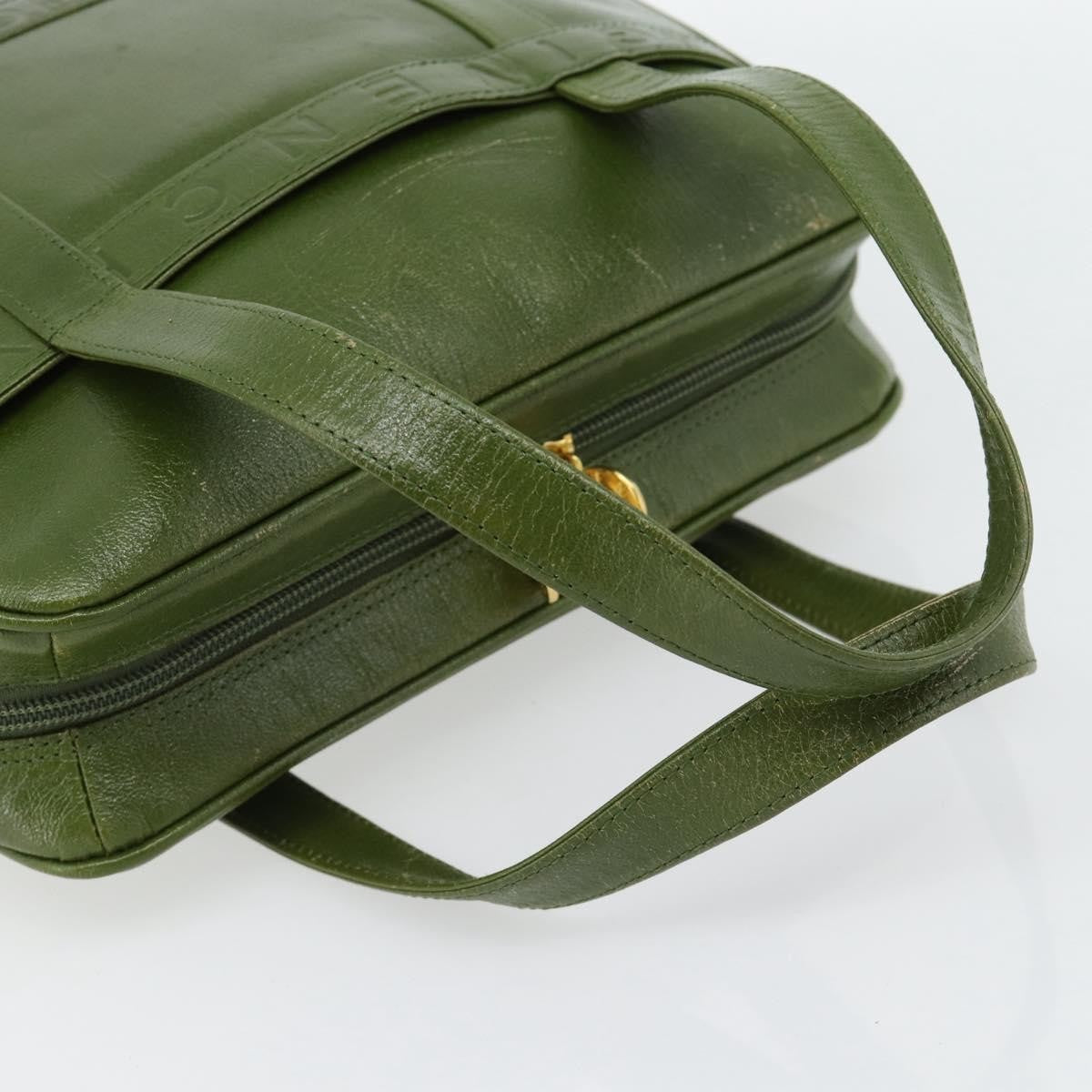 Givenchy GIVENCHY Hand Bag Leather Khaki Gold Authentic BA12916