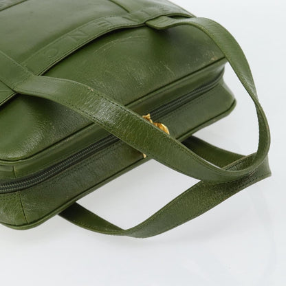 Givenchy GIVENCHY Hand Bag Leather Khaki Gold Authentic BA12916