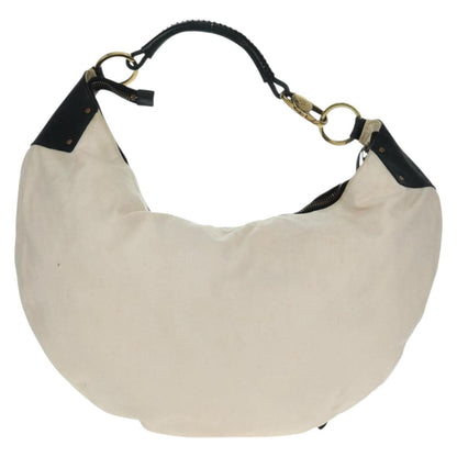 Gucci GUCCI Shoulder Bag Canvas Ivory Gold 95332 Authentic 161228