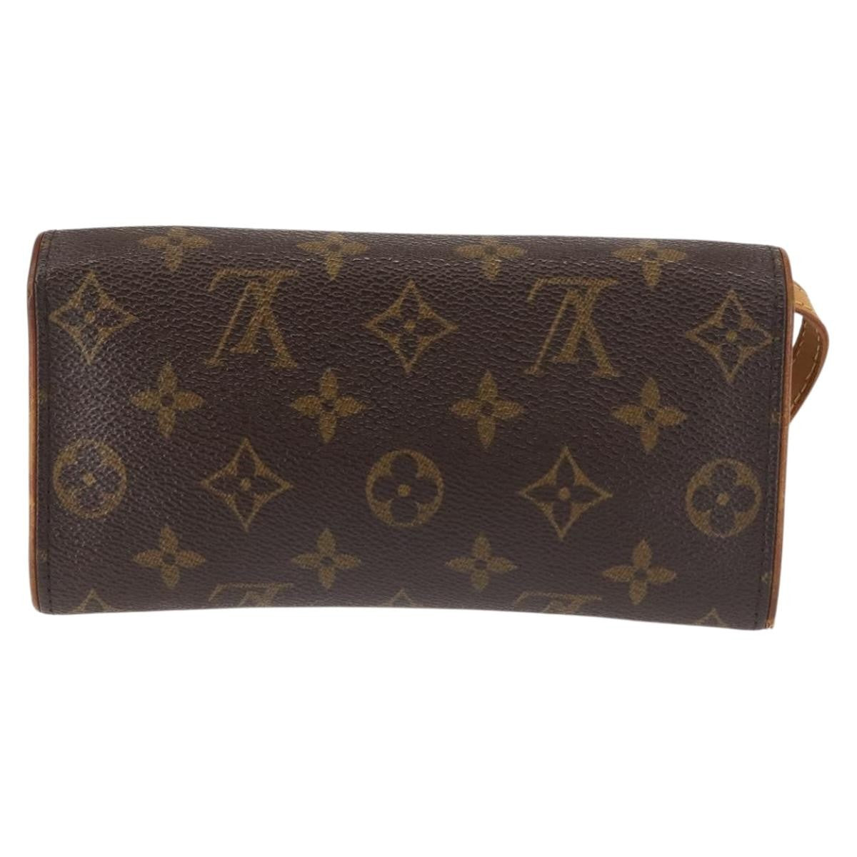 Louis Vuitton LOUIS VUITTON Monogram Pochette Twin PM Shoulder Bag M51854 LV Authentic gh816