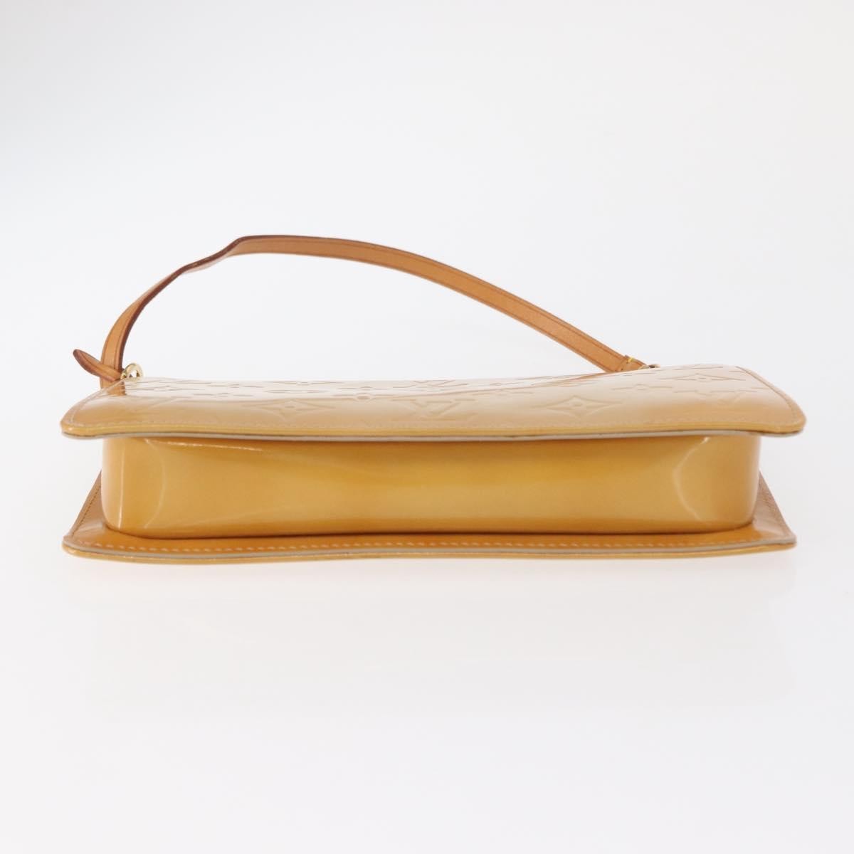 Louis Vuitton LOUIS VUITTON Monogram Vernis Lexington Accessory Pouch Beige M91010 Authentic 162728 Bag