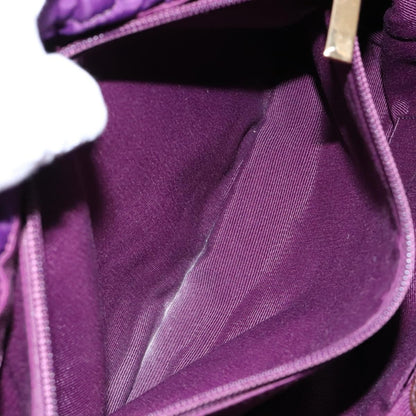 Salvatore Ferragamo Salvatore Ferragamo Vala Shoulder Bag Nylon Purple Gold Authentic 141527