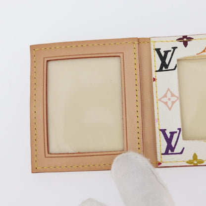 Louis Vuitton LOUIS VUITTON Multicolor Porto Photo 4 Vole Photo Case White M58005 Authentic BAZ610V Bag