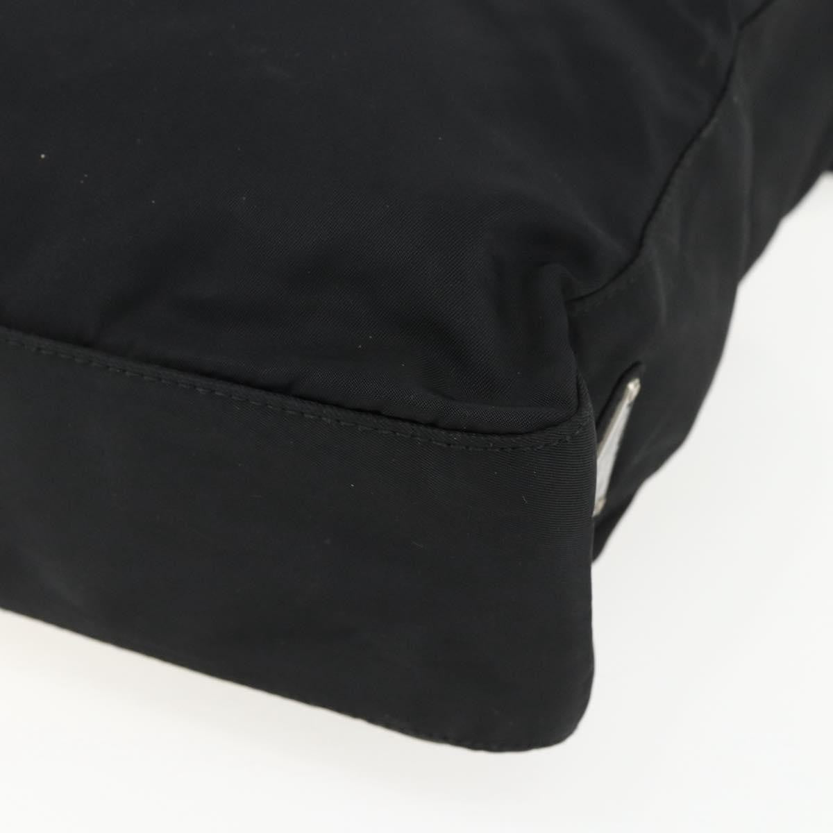 Prada PRADA Chain Shoulder Bag Nylon Black Authentic 170424
