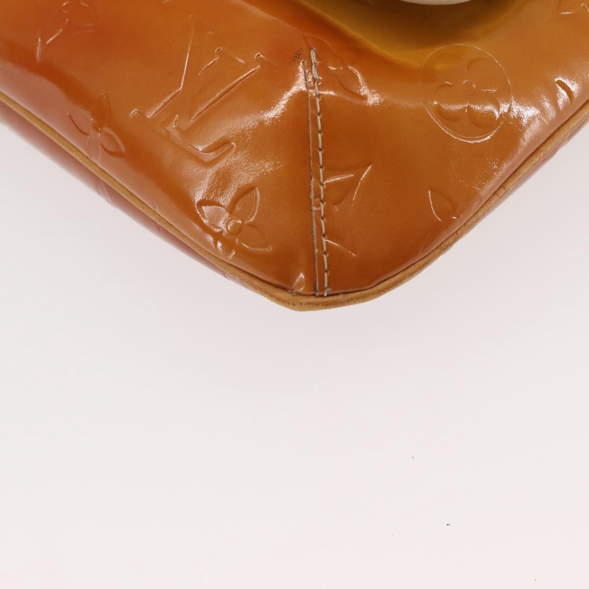 Louis Vuitton LOUIS VUITTON Monogram Vernis Thompson Street Bag Beige M91301 LV Authentic 128772