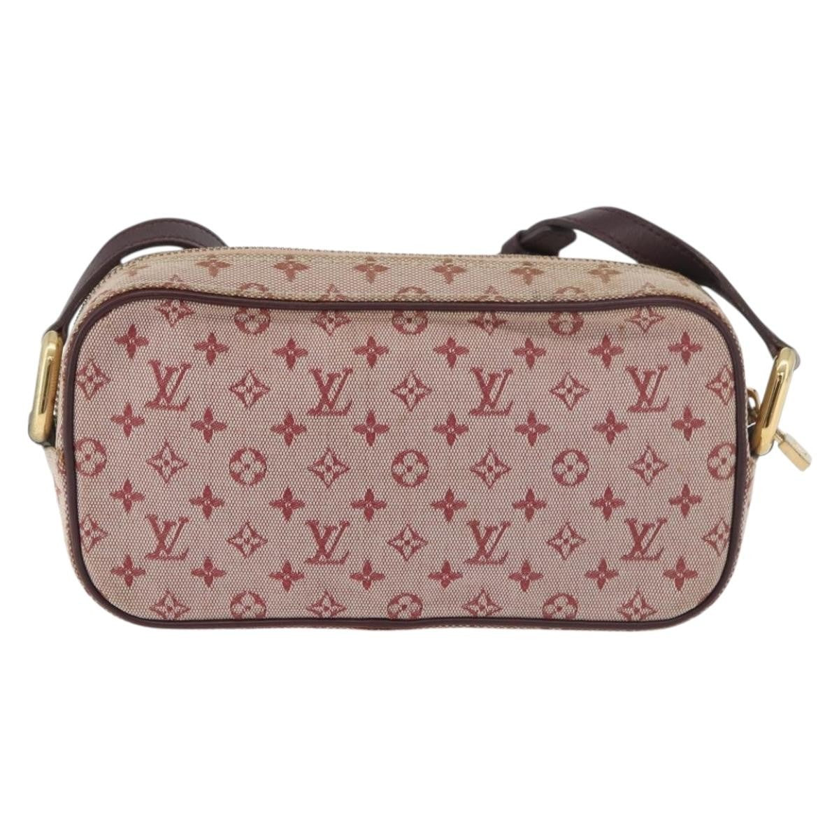 Louis Vuitton LOUIS VUITTON Monogram Mini Juliet MM Shoulder Bag Red M92219 LV Authentic 177057