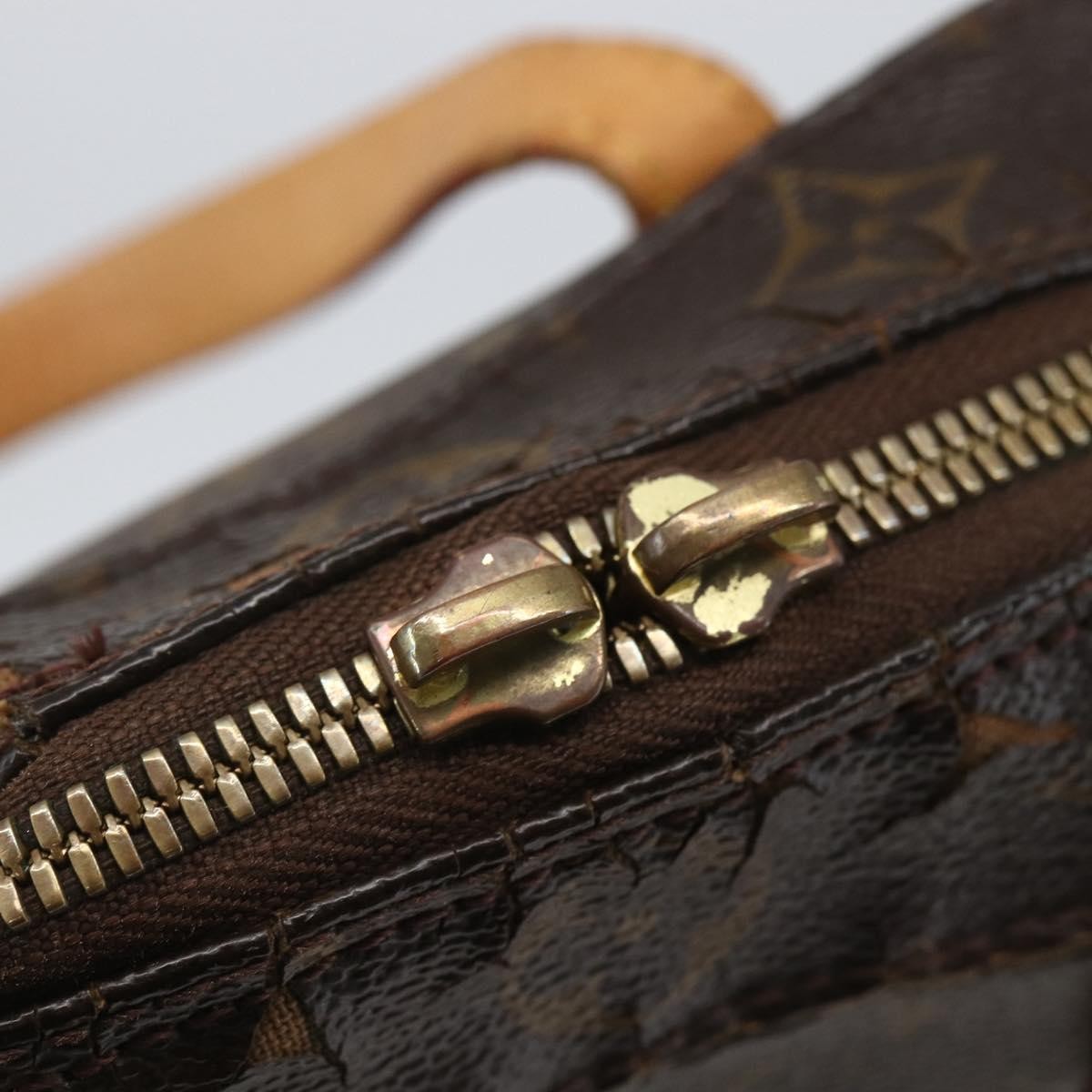 Louis Vuitton LOUIS VUITTON Monogram Spontini Hand Bag M47500 LV Authentic 165090