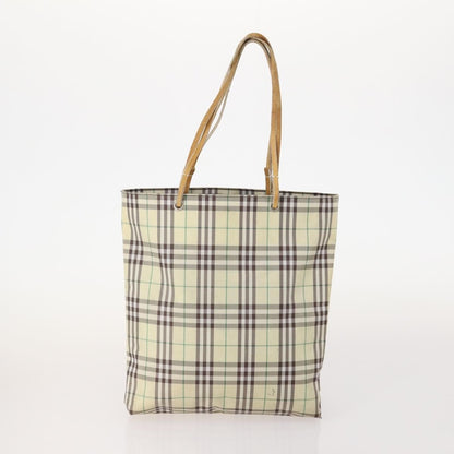 Burberrys Burberrys Burberry Nova Check Hand Bag Nylon 5 Set Beige Authentic 174988