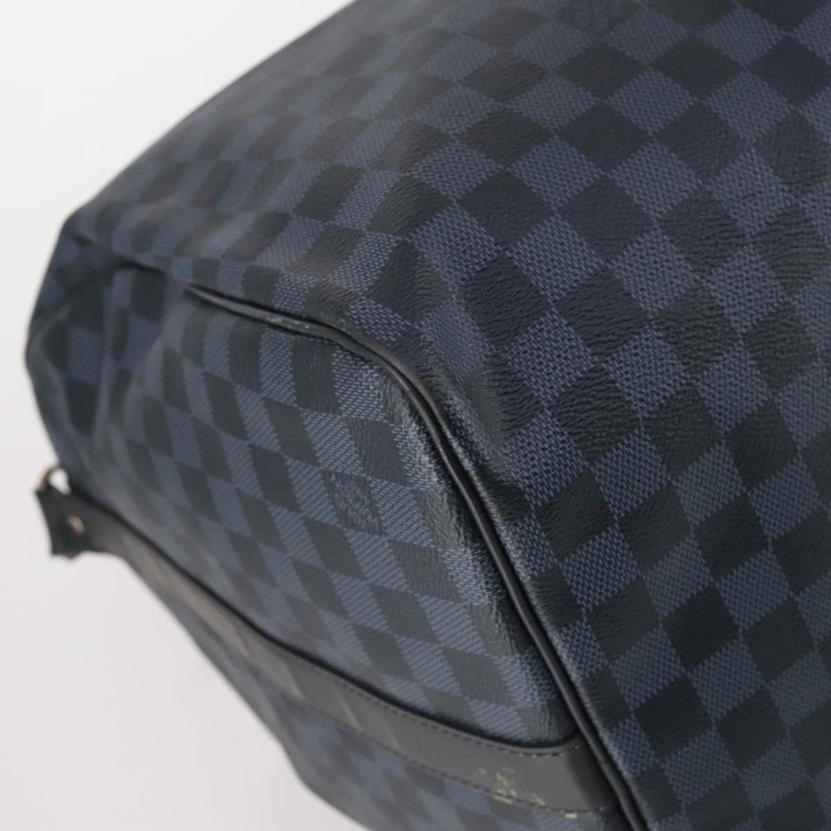 Louis Vuitton LOUIS VUITTON Damier Cobalt Keepall Bandouliere 55 Boston Bag N41356 Authentic 140505