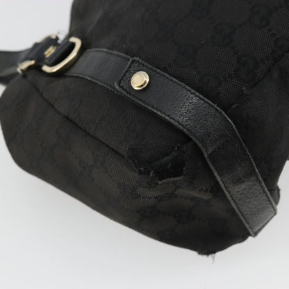Gucci GUCCI GG Canvas Abbey Tote Bag Black Gold 130736 Authentic 179901
