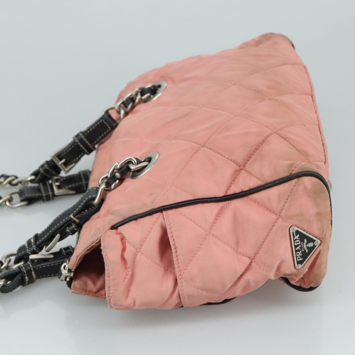 Prada PRADA Shoulder Bag Nylon Pink Authentic 107515