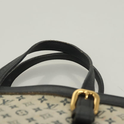 Louis Vuitton LOUIS VUITTON Monogram Mini Fran?oise Tote Bag 2way Blue M92208 LV Authentic 129802