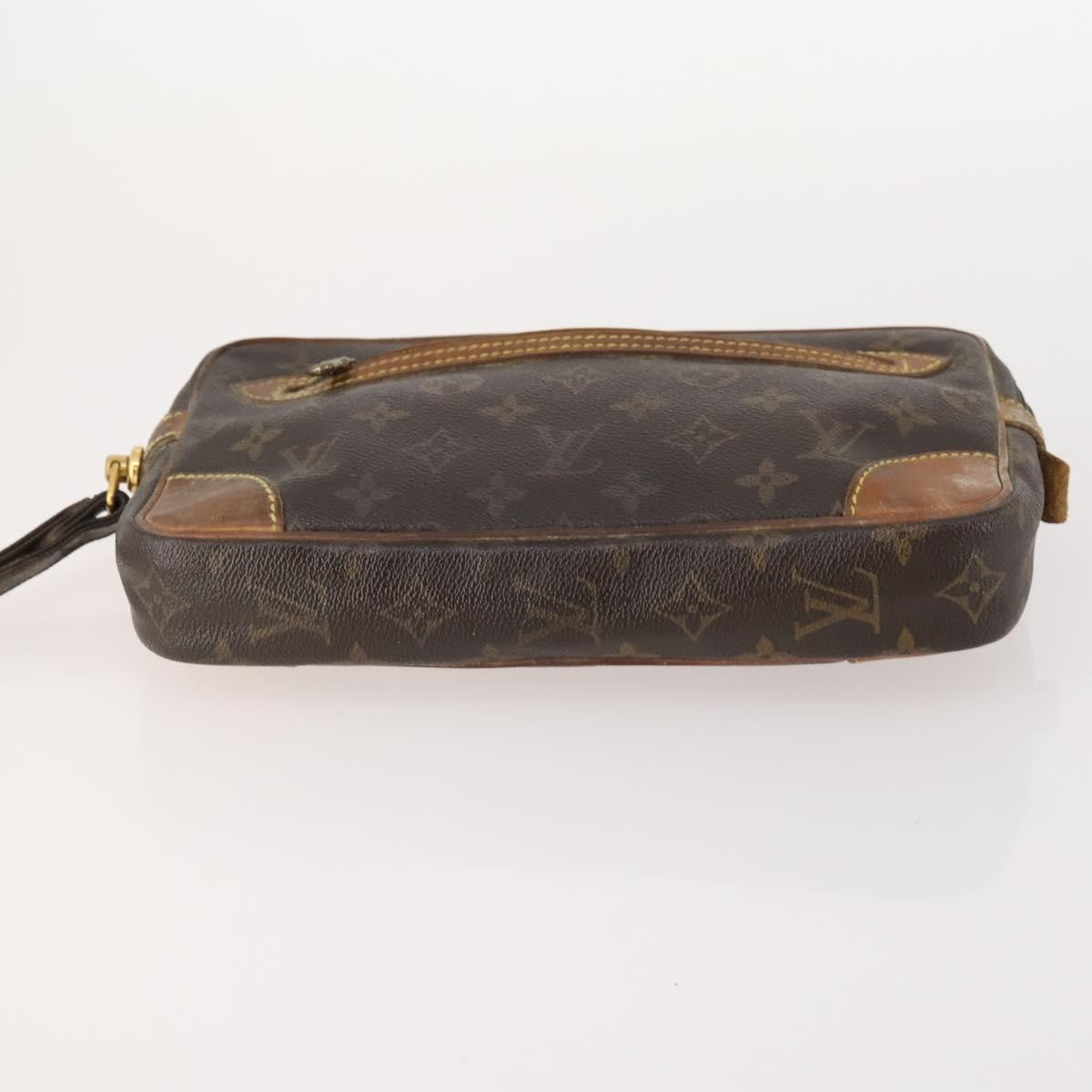 Louis Vuitton LOUIS VUITTON Monogram Pouch Clutch Bag 2 Set LV Authentic bs34068