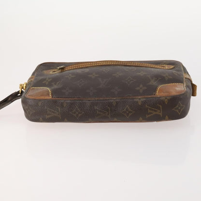 Louis Vuitton LOUIS VUITTON Monogram Pouch Clutch Bag 2 Set LV Authentic bs34068