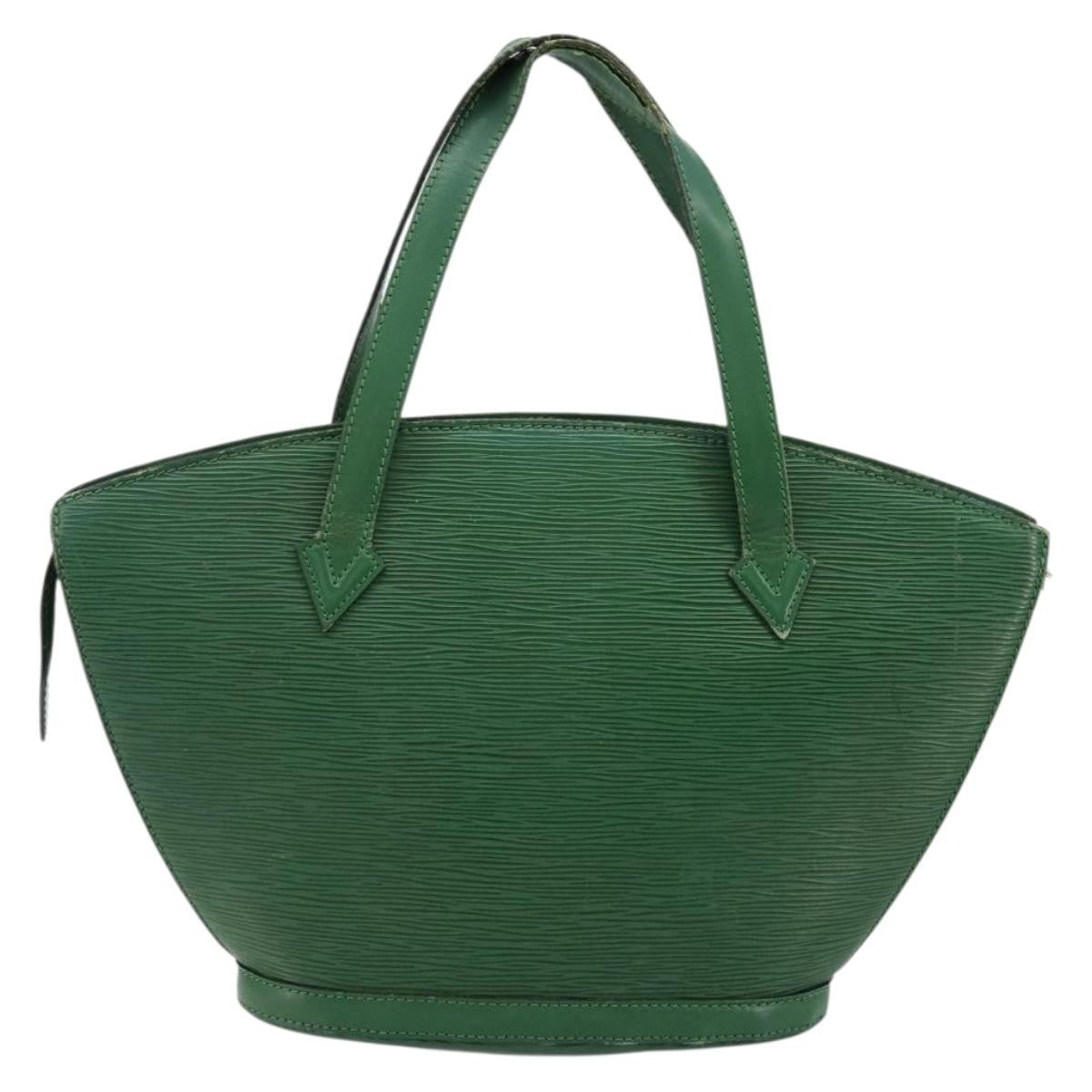 Louis Vuitton LOUIS VUITTON Epi Saint Jacques Hand Bag Green M52274 LV Authentic 168866