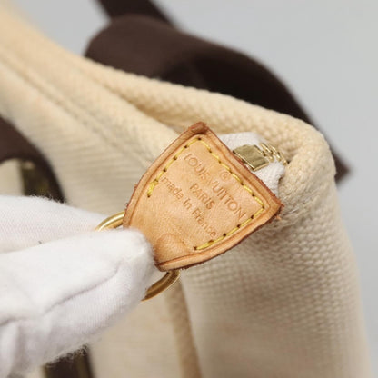 Louis Vuitton LOUIS VUITTON Cabas MM Antigua Tote Bag Brown Beige M40036 LV Authentic bs29237