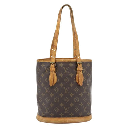 Louis Vuitton LOUIS VUITTON Monogram Bucket PM Shoulder Bag M42238 LV Authentic bs35325